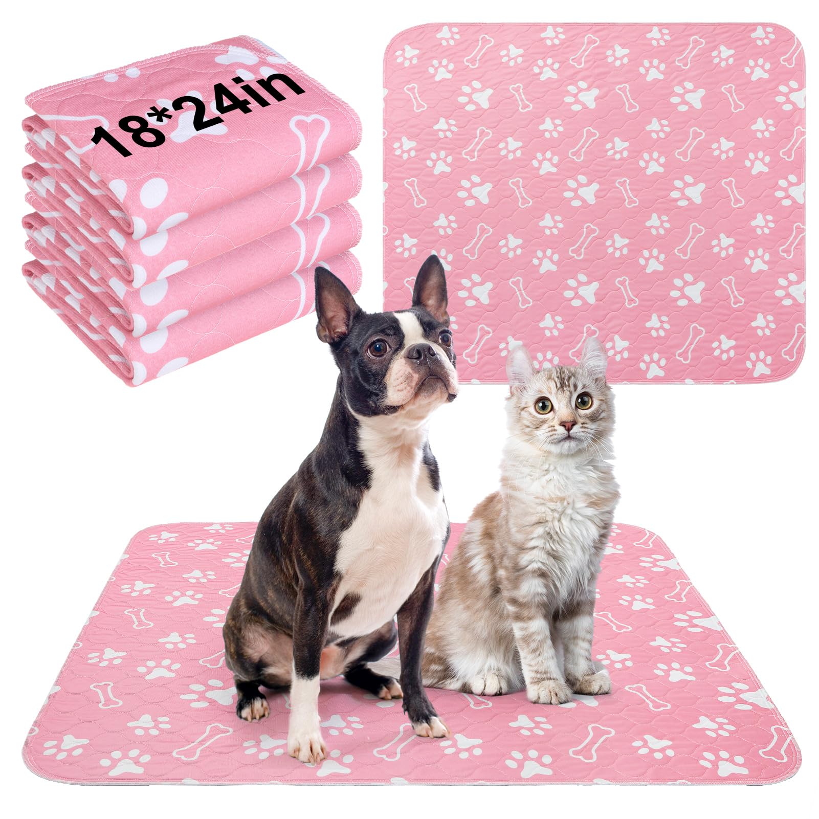 BEAUTYZOO washable pee pad on floor demonstrates durable absorbency for potty training.