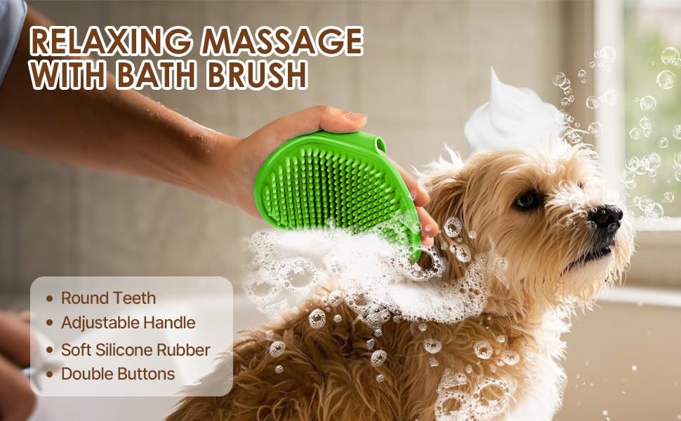 BEBEROAD PETS foldable-dog-bath-tub storage feature keeps bathing gear organized