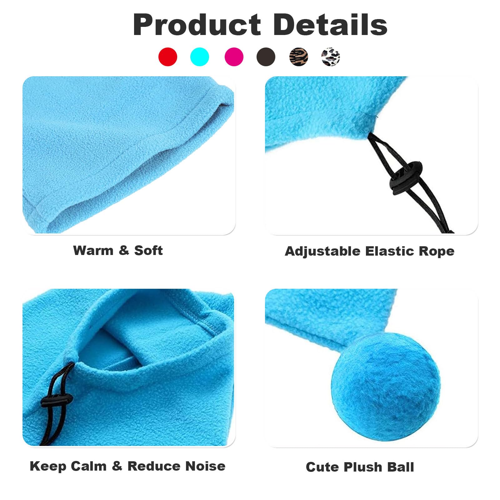 BECHANMIG dog ear muffs warmth image shows full-wrap design for calm indoor outings.