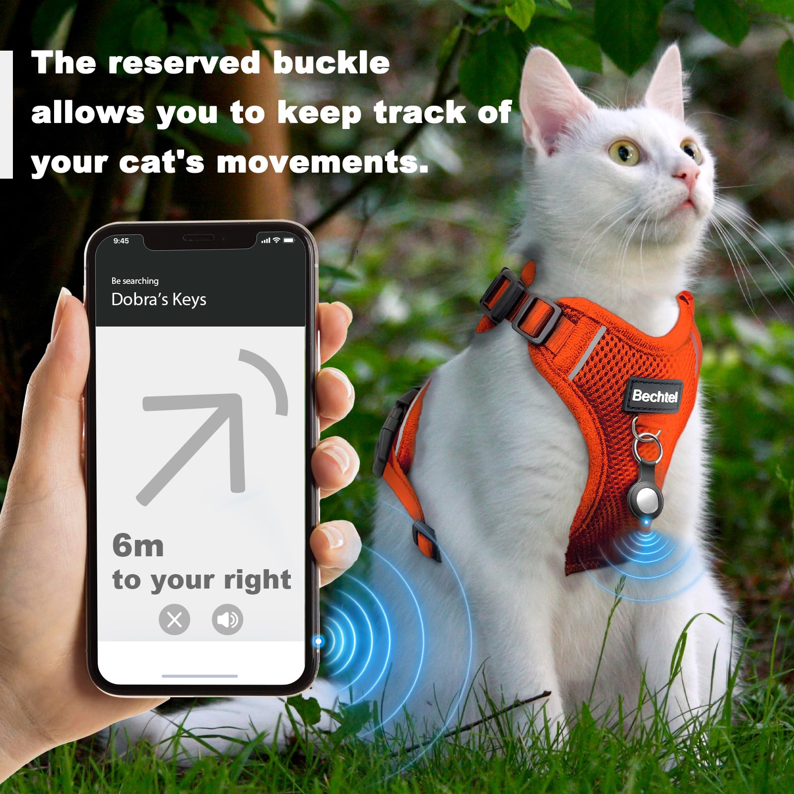 BECHTEL cat harness car-seat-belt-insert enables safer car rides