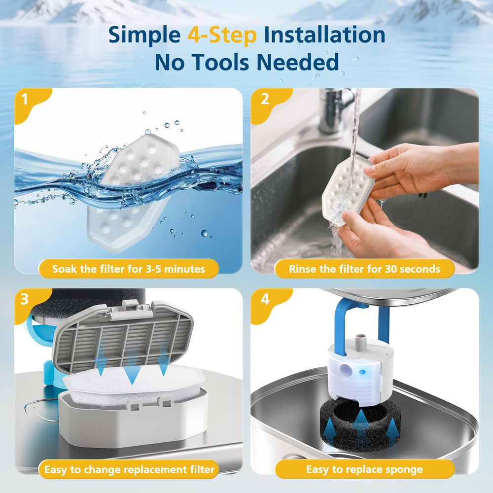 Beckacher cleaning and soaking steps ensure optimal performance before use.