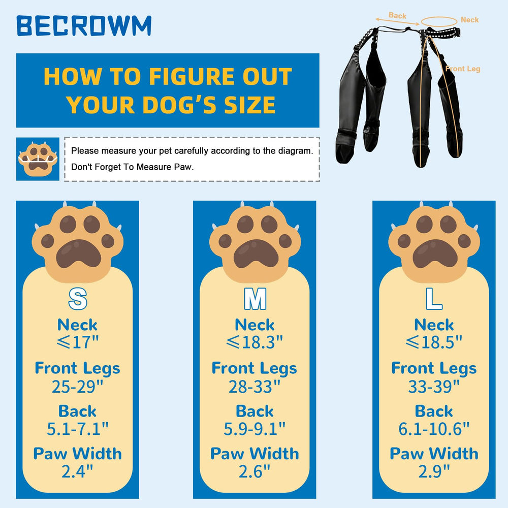 BECROWM ultra-comfort fabric ensures all-day wear for active dogs.