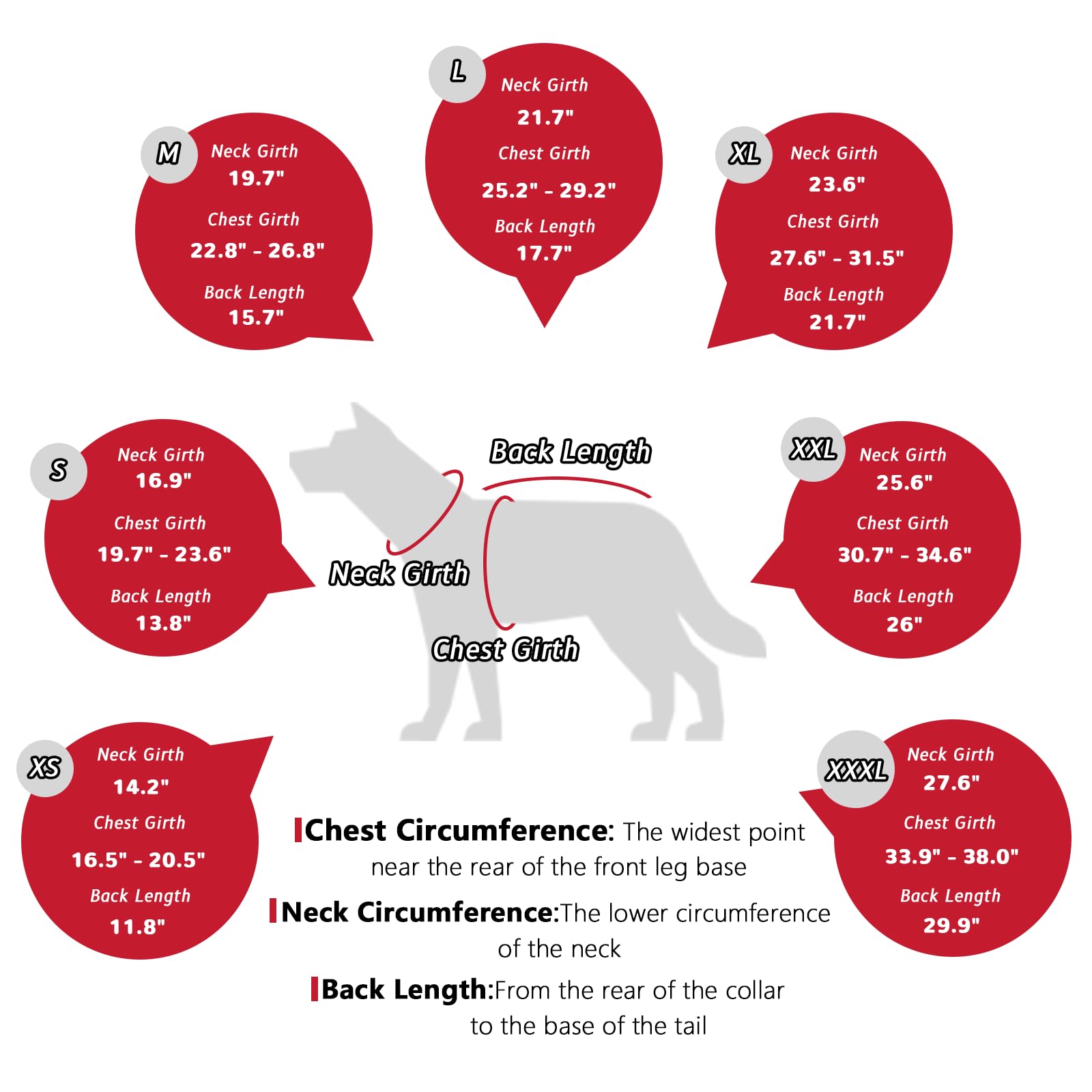 BECROWM dog coat chest buckles enable quick on and off