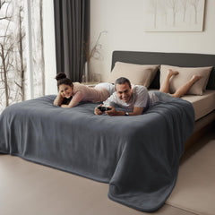 Bedding Aid 60x80 blanket spread over bed for queen-size fit