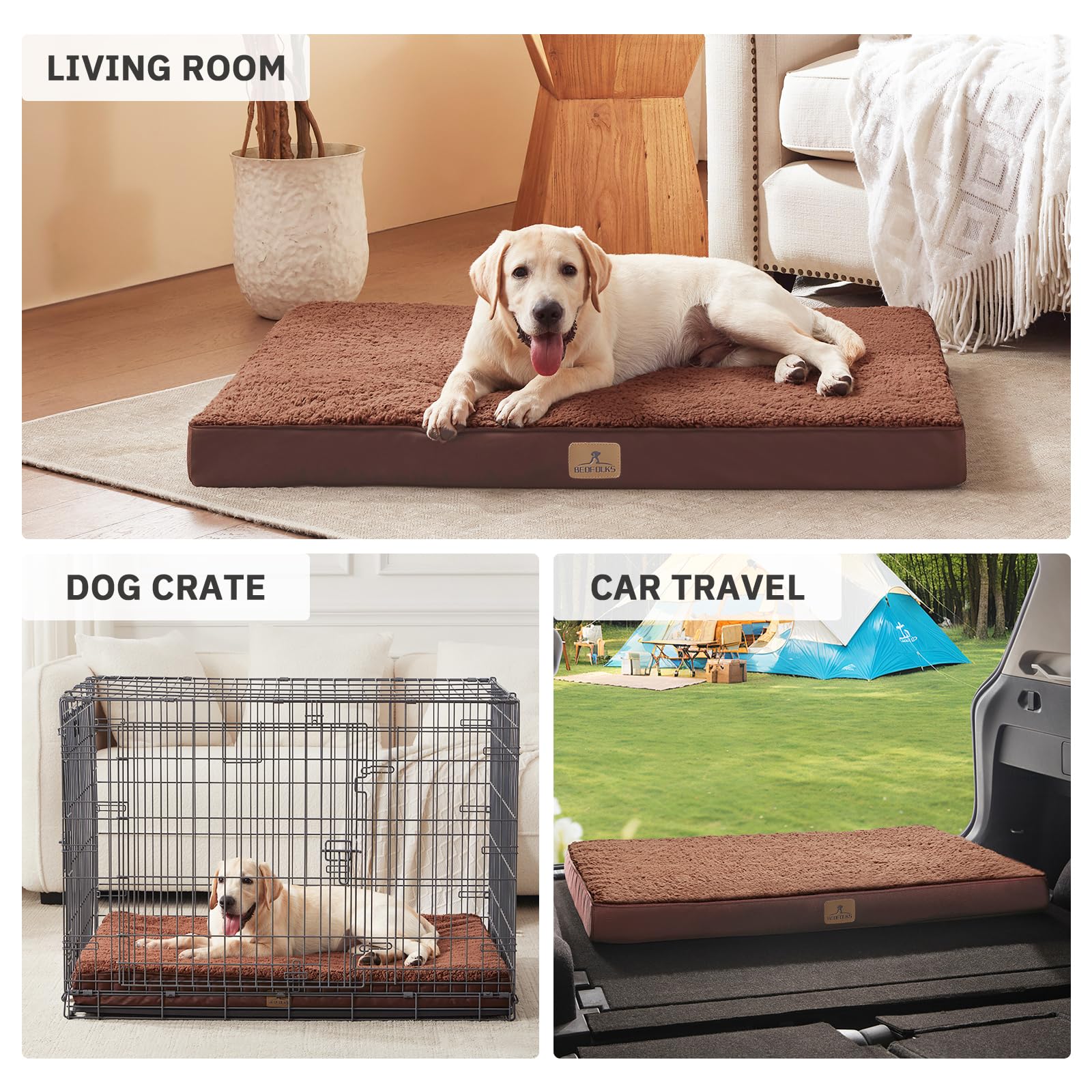 Bedfolks egg crate foam expands fully after 48 hours