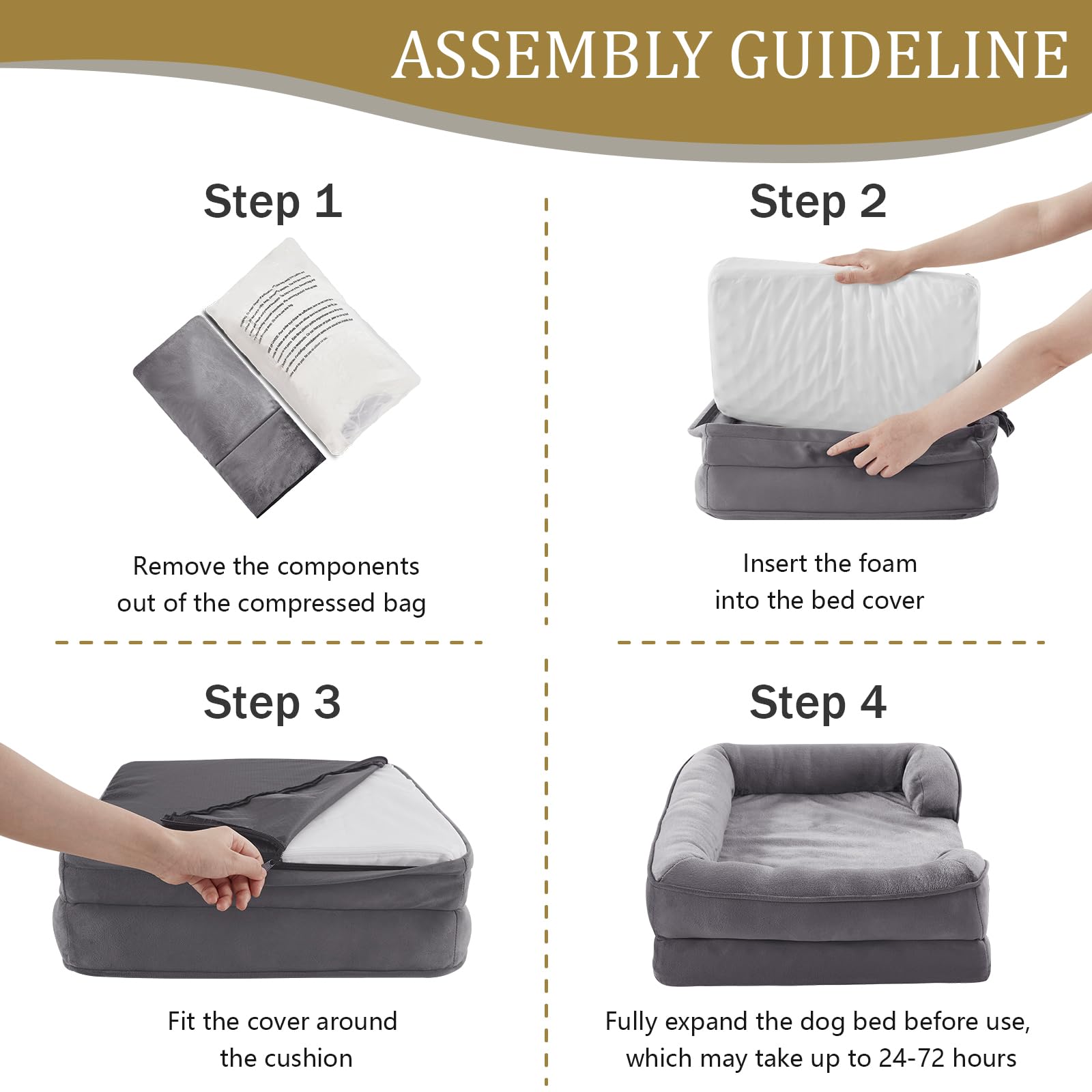 Bedfolks non-slip bottom stabilizes bed during playful pawing and stretching.