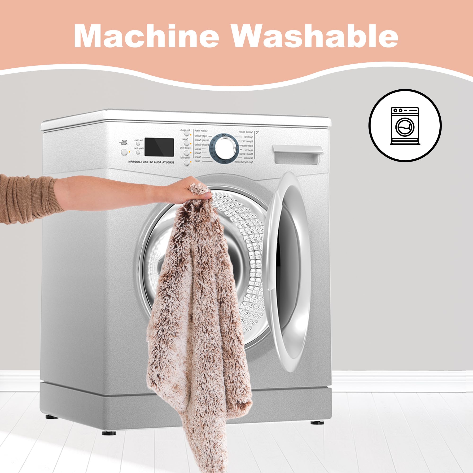 Bedfolks removable cover closeup shows machine washable convenience