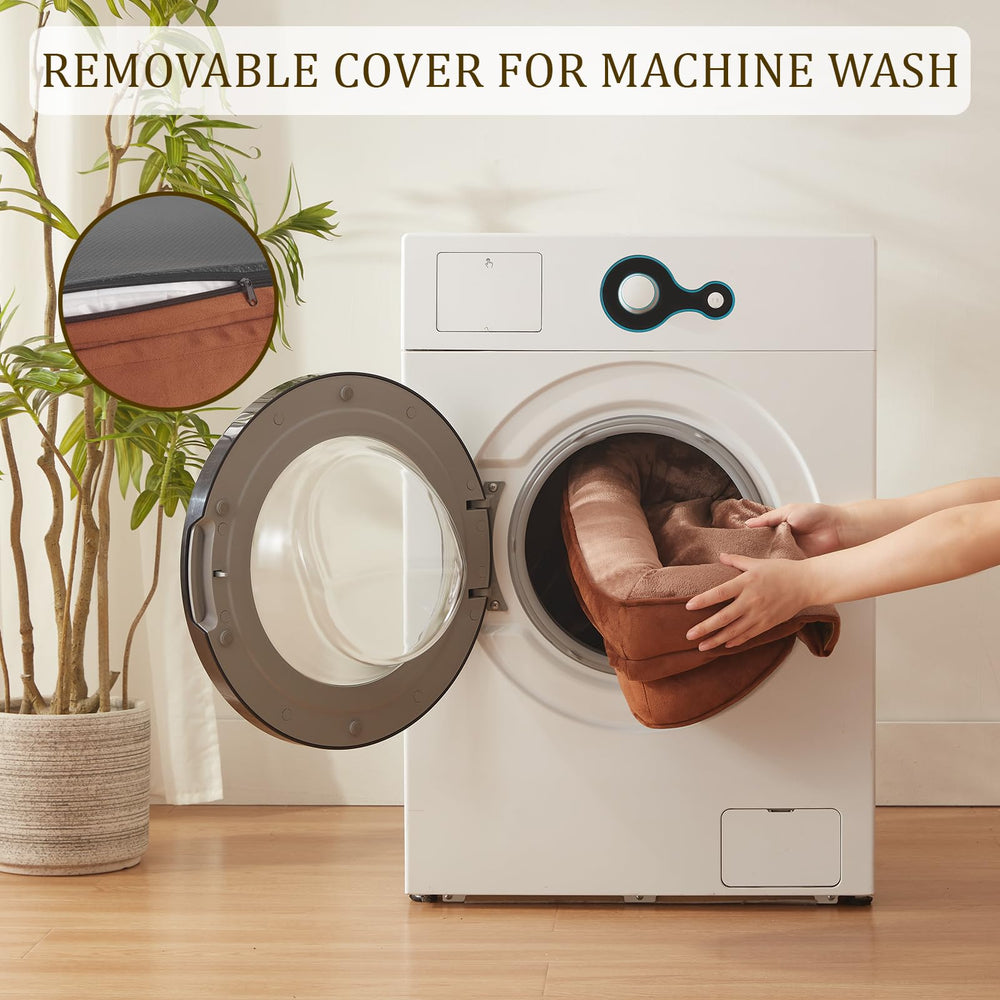 Bedfolks removable washable cover simplifies cleaning after adventures.