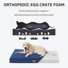 Bedfolks dog bed showing waterproof inner liner for spill protection.