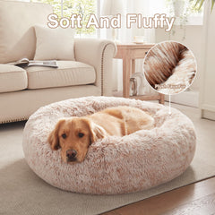 BedStill donut bed non-slip base details prevent sliding on hardwood floors
