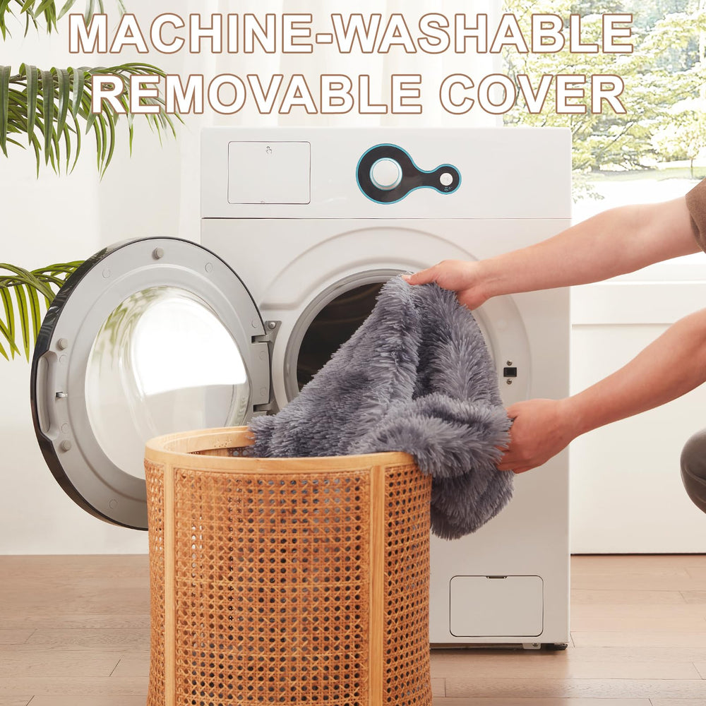 BedStill Donut Bed removable cover enables easy machine washing.