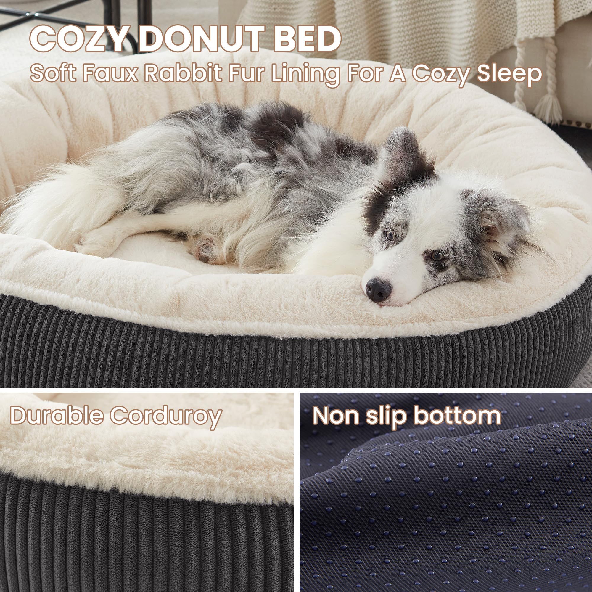 BedStill plush faux fur sleeping surface highlighted for soft naps and comfort