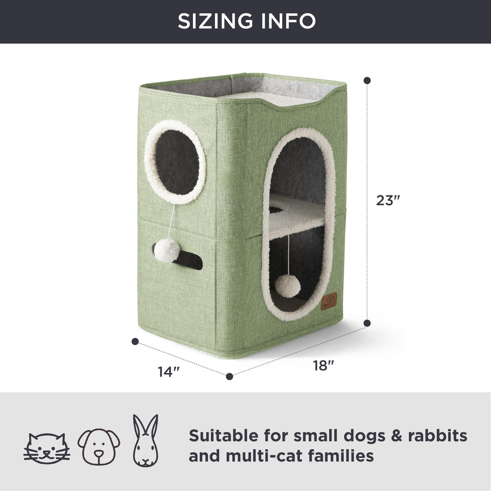 Bedsure 2 Story Cat House assembly in minutes.