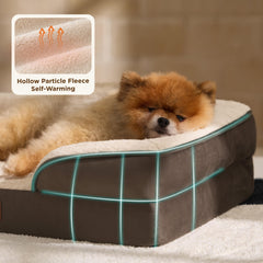 Bedsure four-sided bolster supports head and neck for secure snuggling