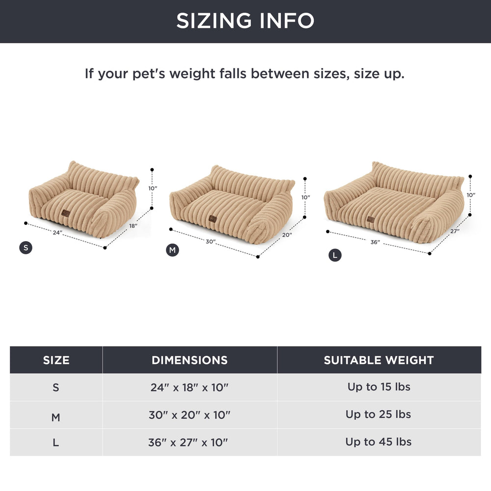 Bedsure anti-slip bottom ensures stable resting on smooth floors