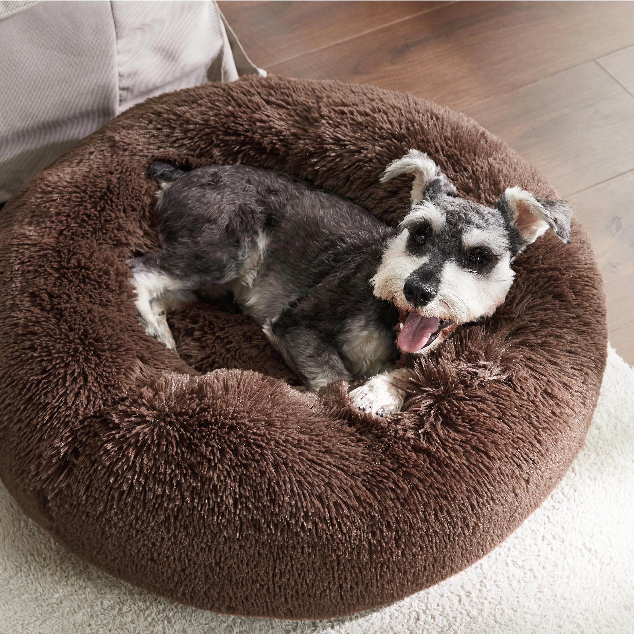 Bedsure calming dog bed removable cover option shows easy cleaning for busy homes.