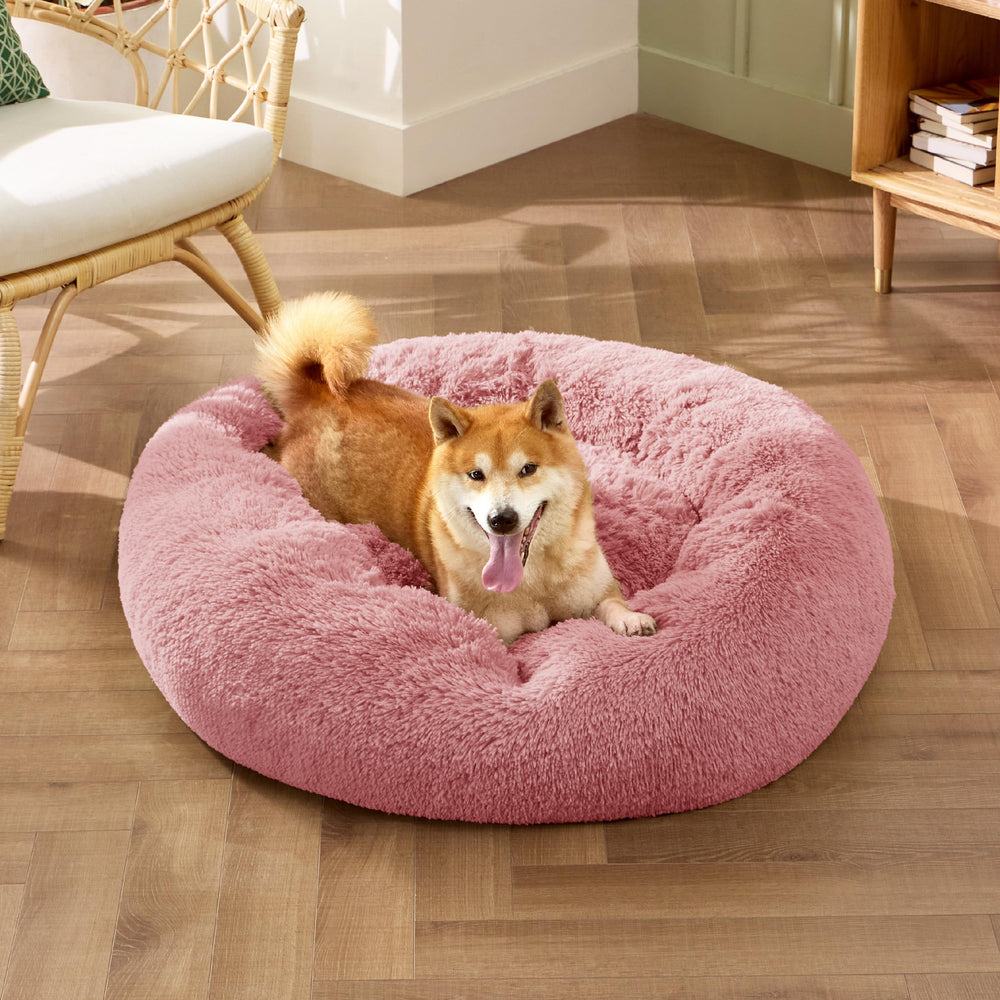 Bedsure calming donut bed removable cover for easy washing.