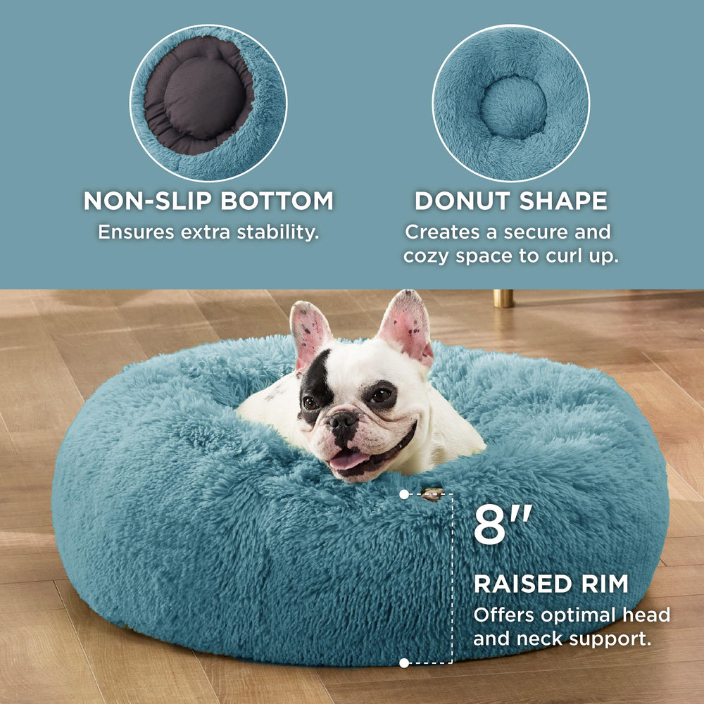 Bedsure calming donut bed round shape creates secure curling space