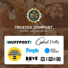 Bedsure cat bed donut design soft plush fur for secure resting