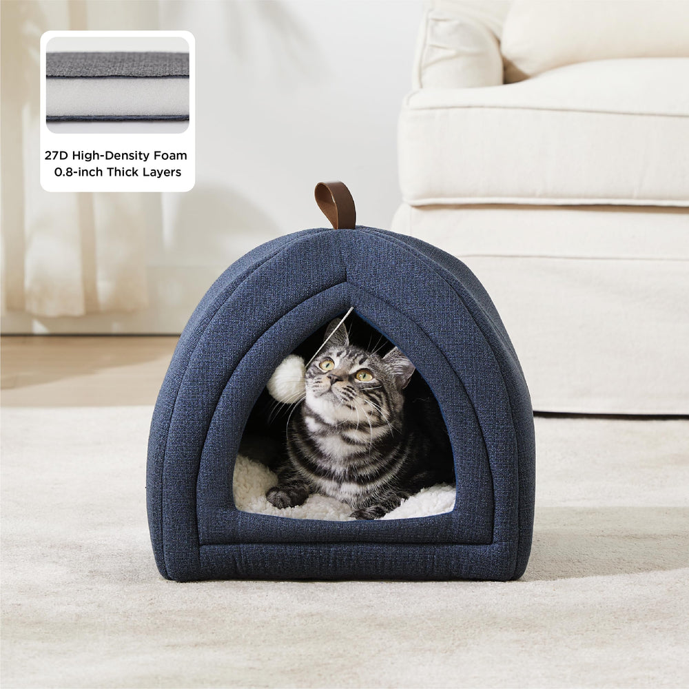Bedsure cat bed removable cushion for easy washing and quick refreshed comfort.