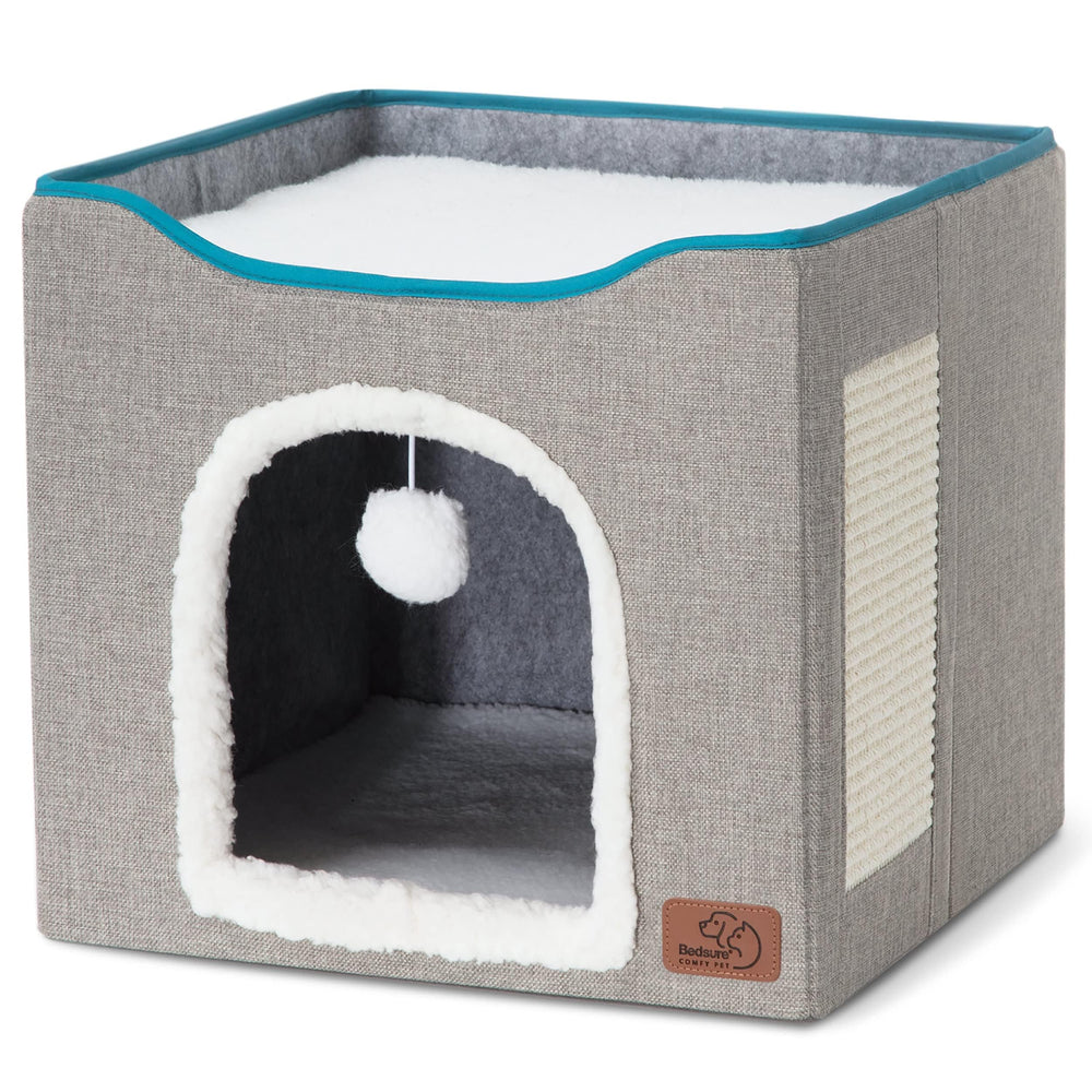 Bedsure cat-cave-assembly-guide ensures quick setup and simple folding.