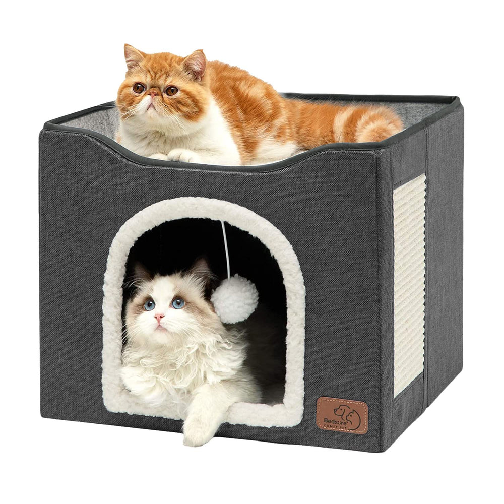 Bedsure cat bed private-den provides a cozy hideaway for relaxed cats