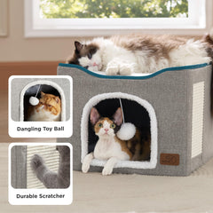 Bedsure cat-sisal-scratch-board adds durable play and nail care
