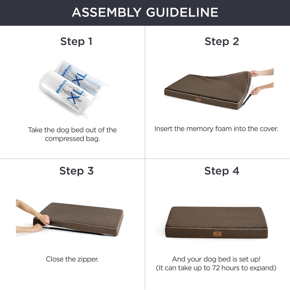 Bedsure memory foam layers provide comfortable rest after play.
