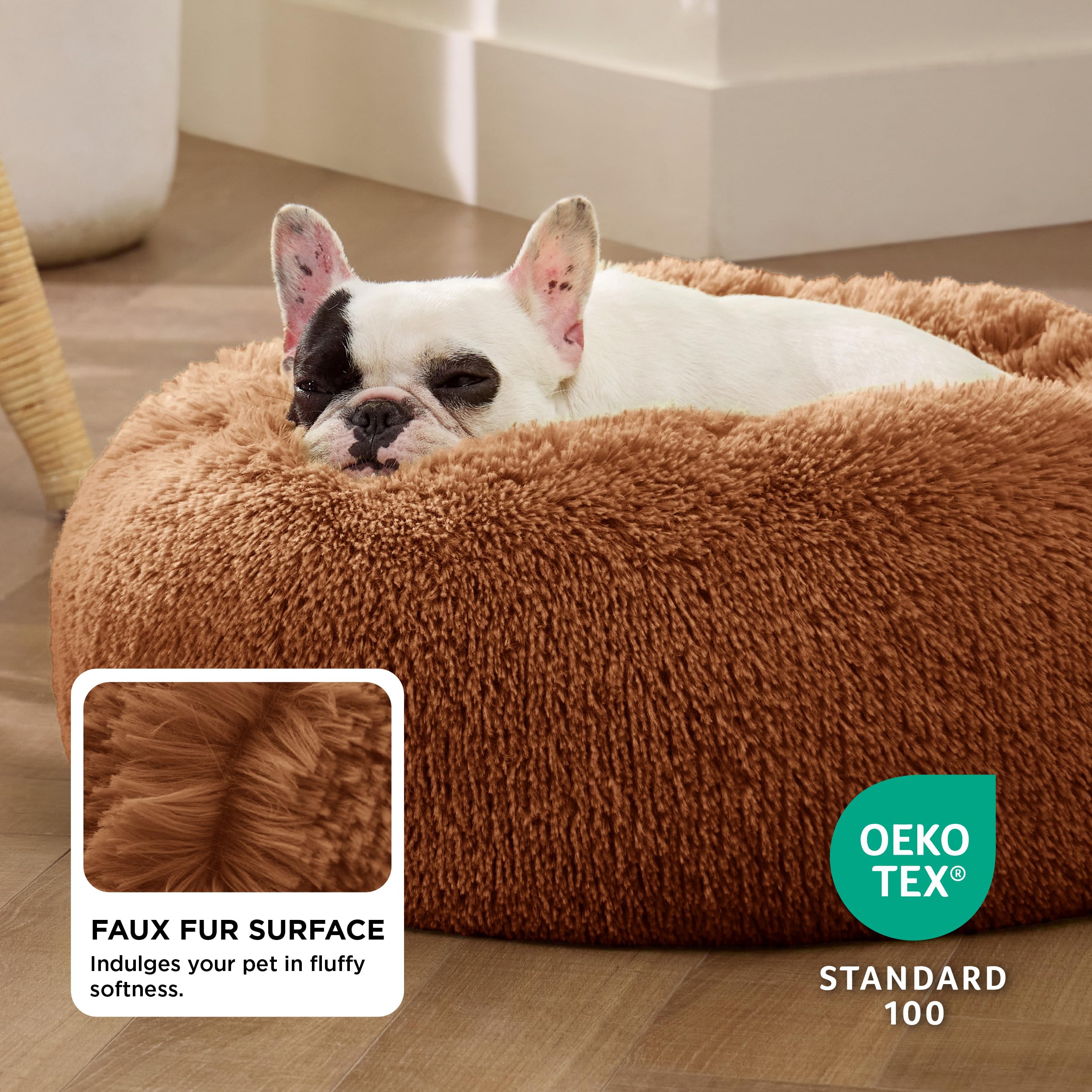 Bedsure copper bed in bedroom demonstrates simple setup and lasting use.