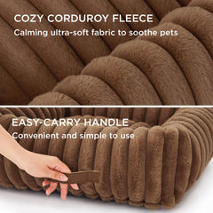 Bedsure Cute Dog Bed anti-slip bottom helps keep bed in place during play.
