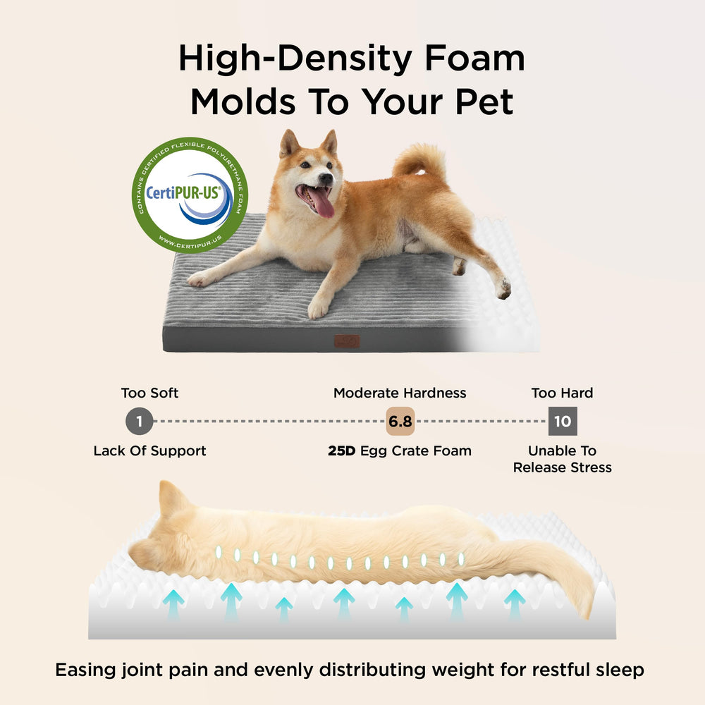 Bedsure dog bed anti-slip base keeps bed stable on floors