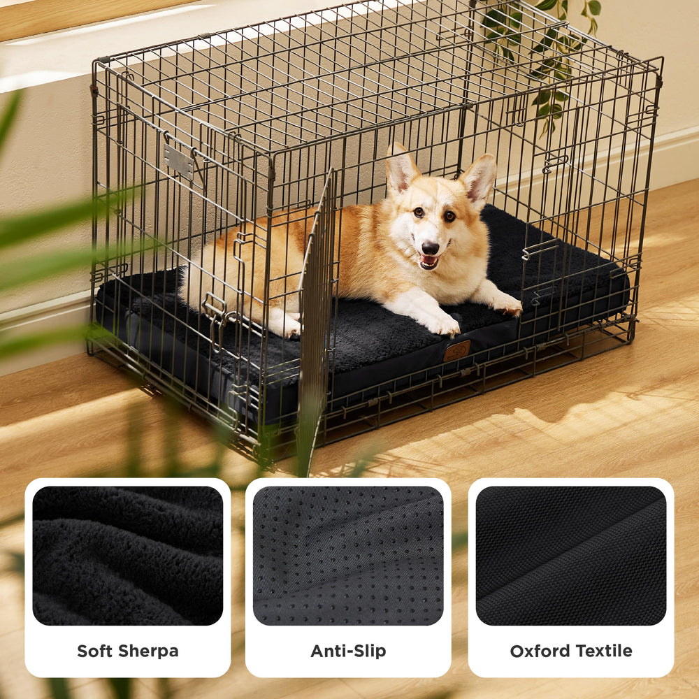 Bedsure anti-slip base keeps the bed stable on different floor surfaces.