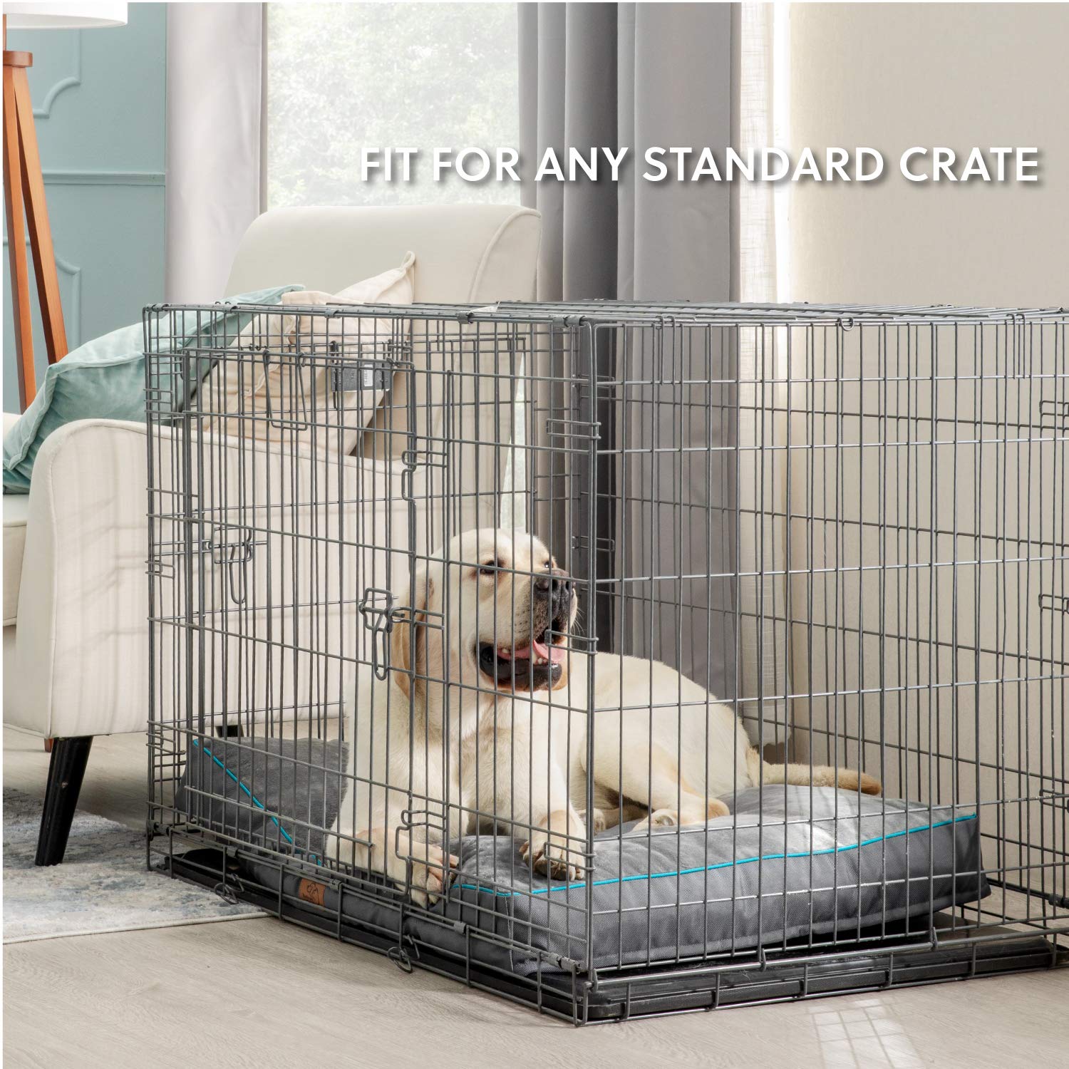 Bedsure dog bed cover removable zipper grey emphasizes easy cleaning and freshness