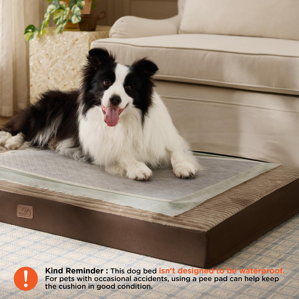 Bedsure dog bed cover removable easy to wash and keep clean.