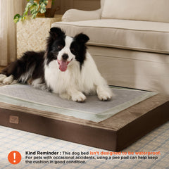 Bedsure dog bed cover removable easy to wash and keep clean.