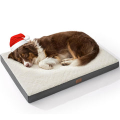 Bedsure dog bed large foam closeup highlighting orthopedic support for joints.