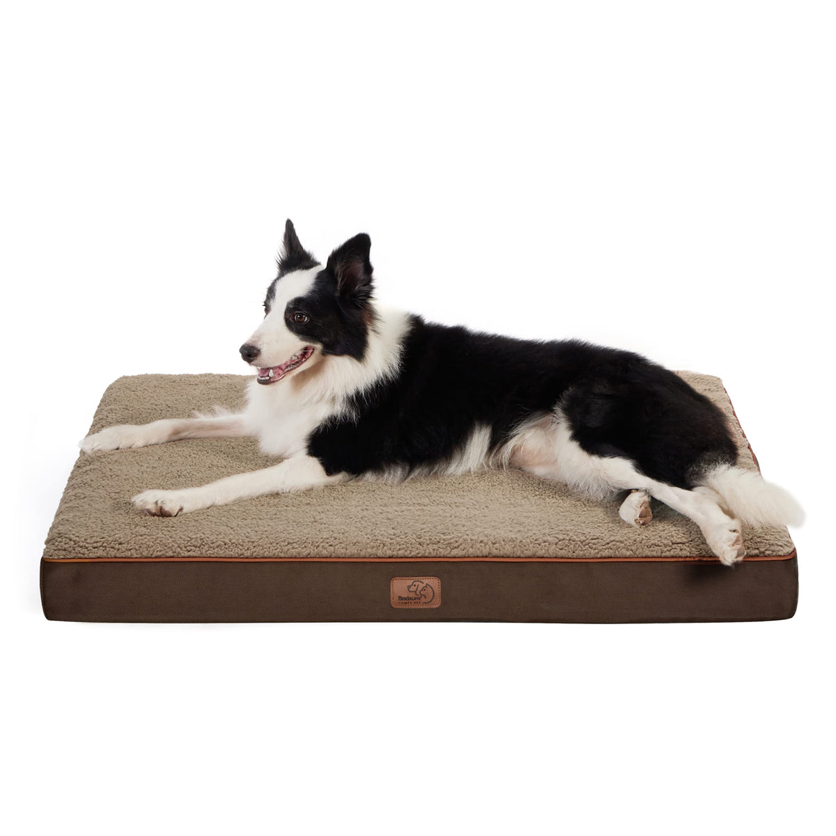 Bedsure large dog bed in living room showing plush, restful naps for pets
