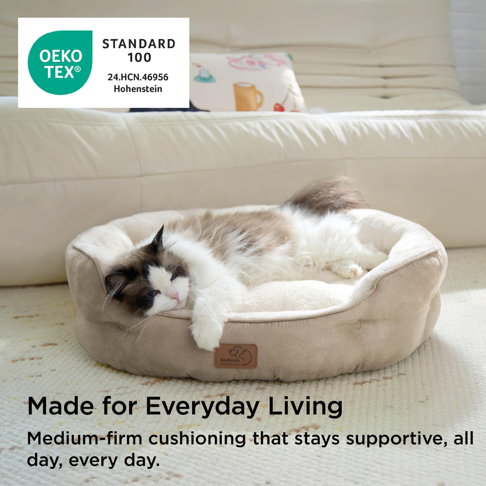 Bedsure dog bed with non-skid bottom for stable placement
