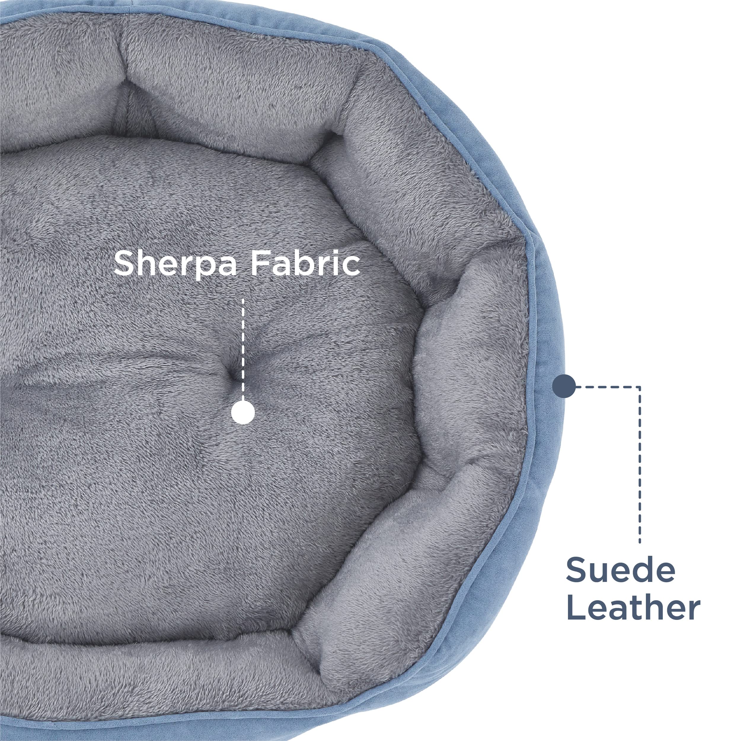 Bedsure bed features a non-slip bottom for stable placement on floors