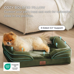Bedsure bed with non-skid bottom resting on floor to prevent slips.