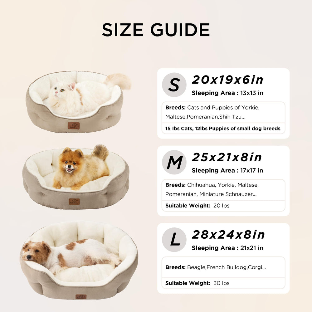 Bedsure dog bed removable cushion for easy cleaning