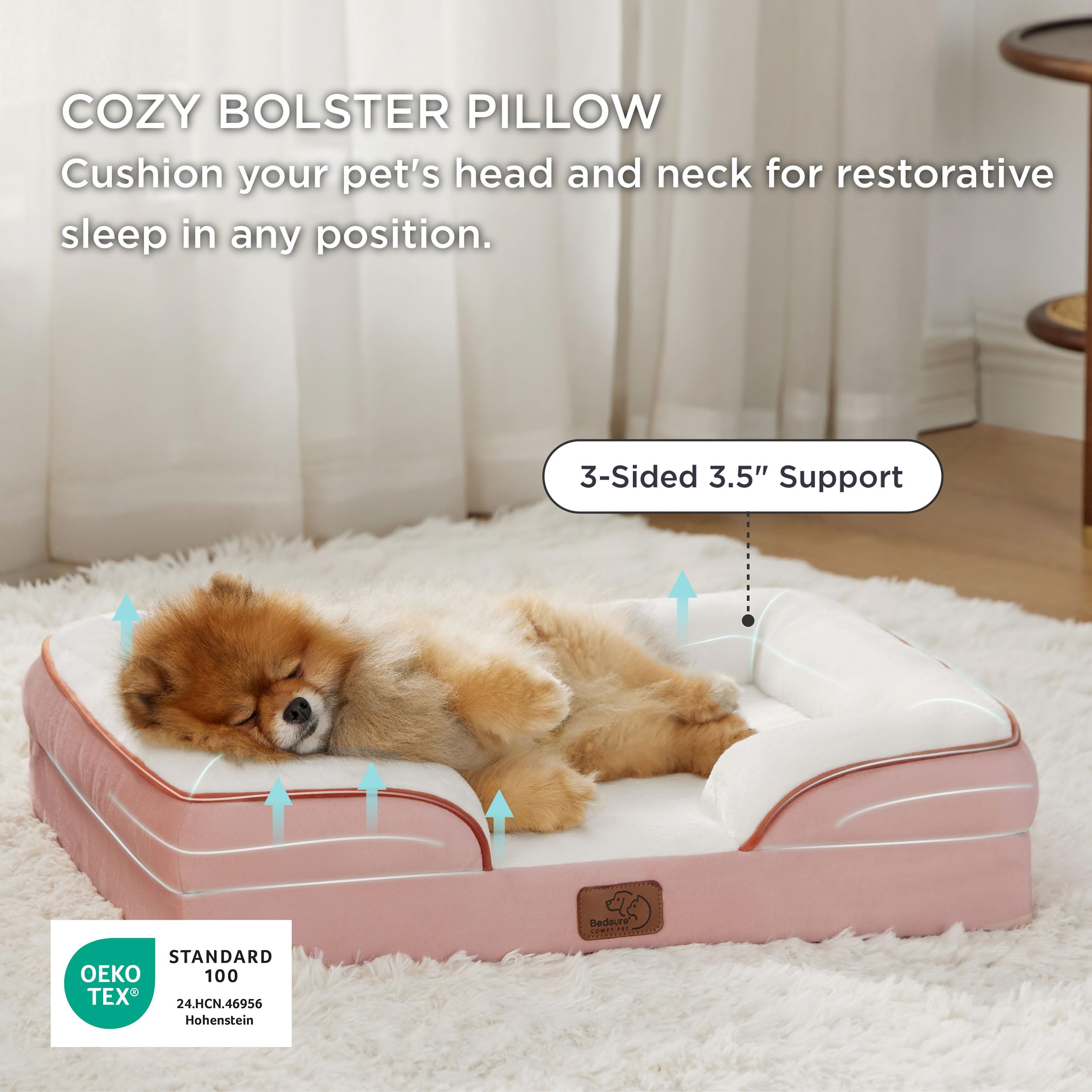Bedsure removable washable cover shot illustrating quick machine-wash care