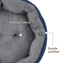 Bedsure dog bed with slip-resistant bottom offers stable resting.