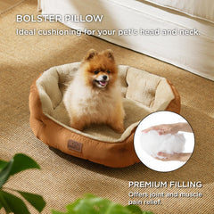 Bedsure dog bed with slip-resistant bottom for stability.