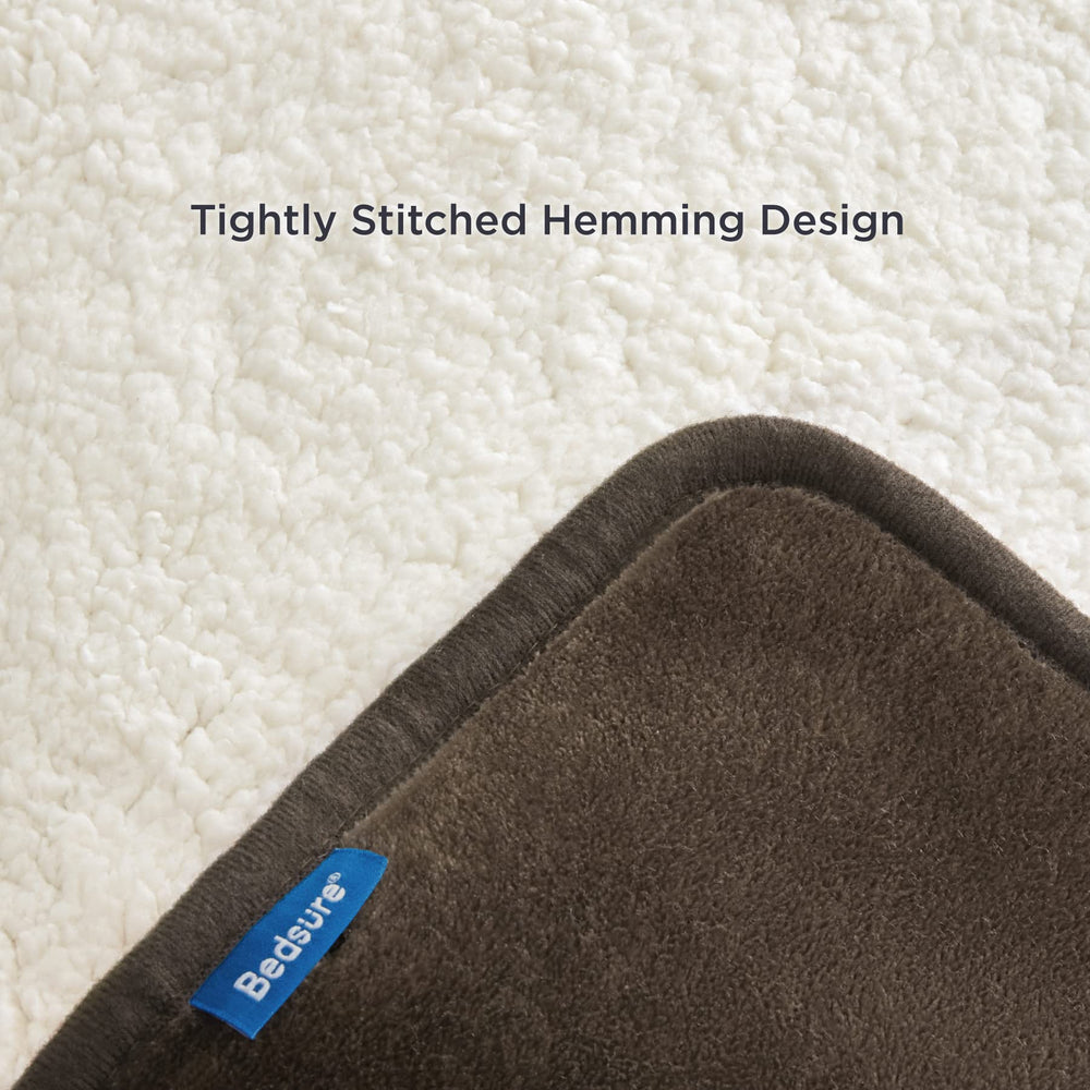 Bedsure living-room scene demonstrates pet-friendly protection without sacrificing comfort.