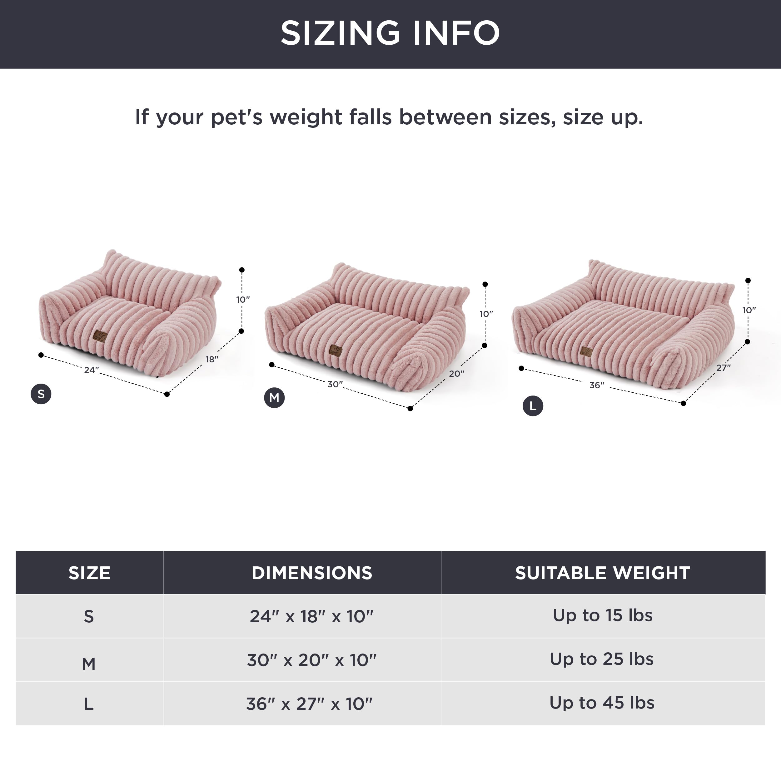 Bedsure dog sofa with foam filling 2-to-1 balance for naps