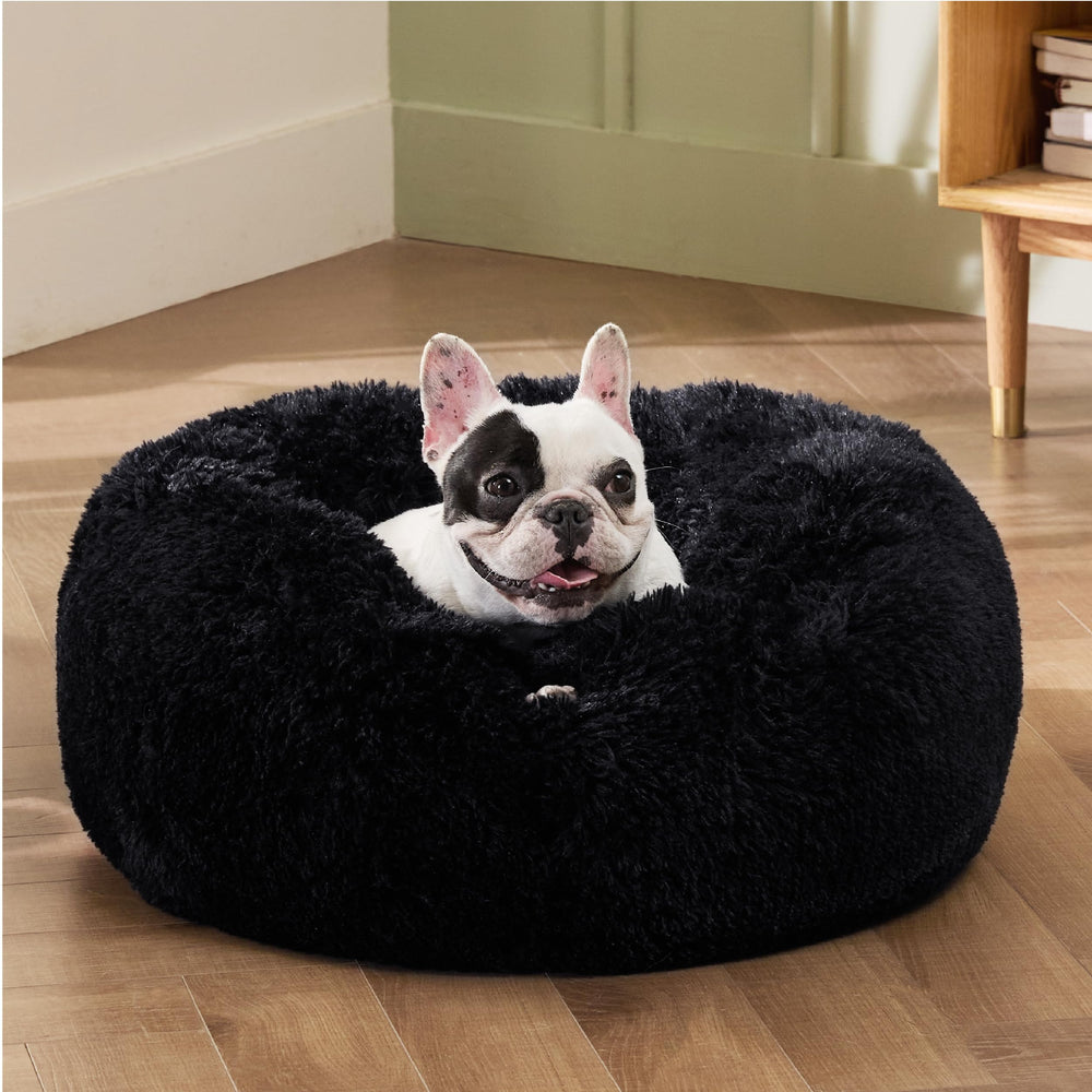 Bedsure Donut Bed machine-washable design for easy cleaning.