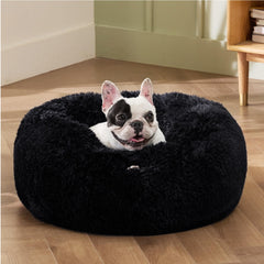 Bedsure Donut Bed machine-washable design for easy cleaning.