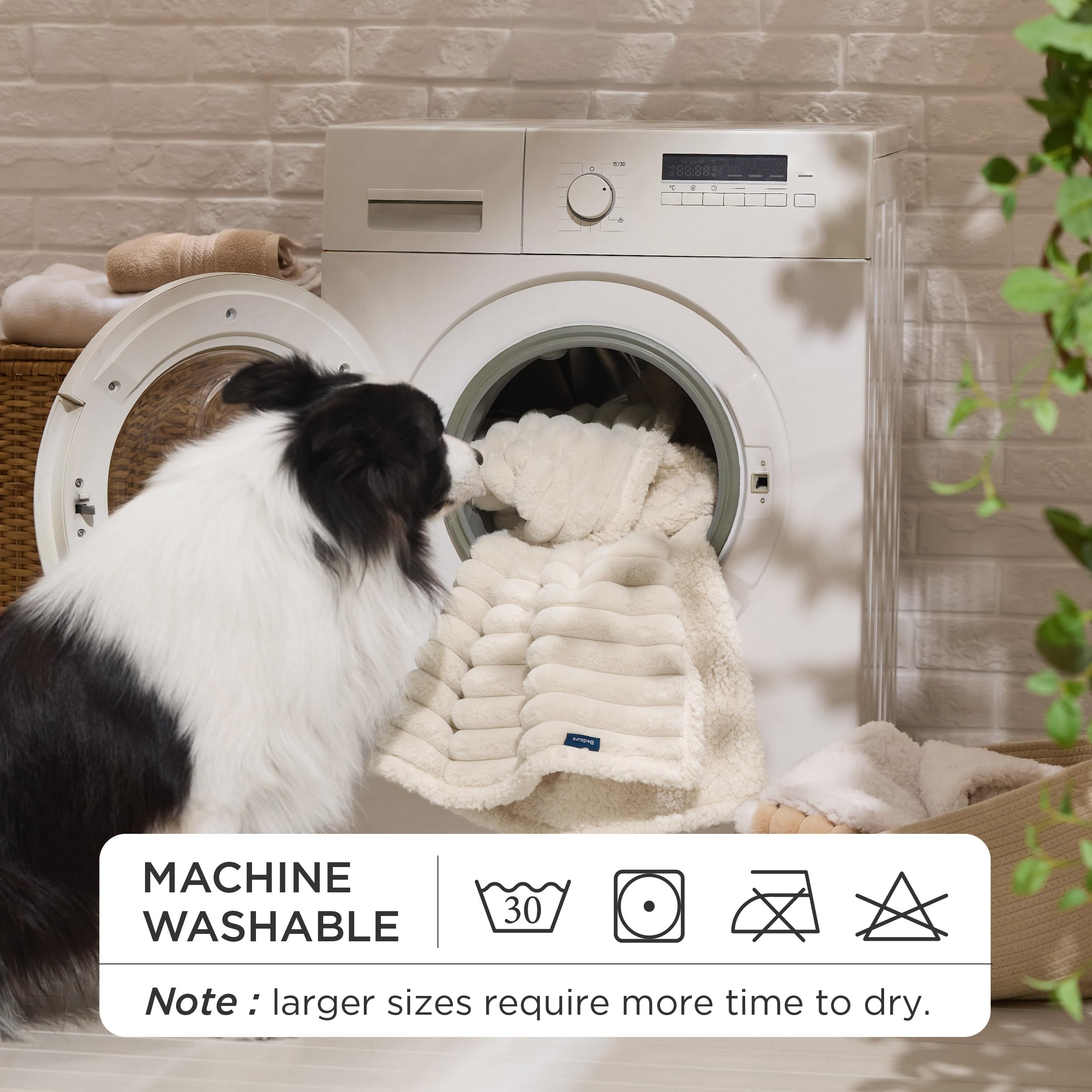Bedsure easy-care remains machine-washable and quick-dry for busy households.