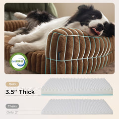 Bedsure egg-crate foam design distributes weight for even support and rest